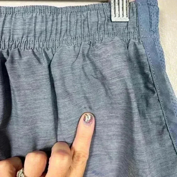 NIKE Dri-fit Tempo Track 3 Inseam Shorts Blue Athletic Running Workout Women M - Picture 6 of 9